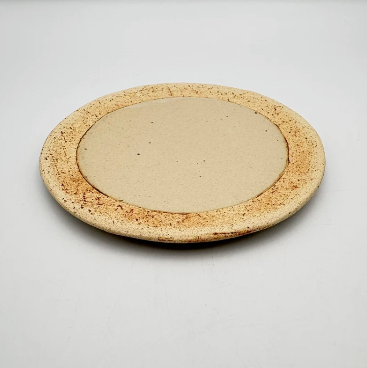 Scratch Round Plate (M) - White
