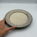 Shinogi Rim Plate 8 Sun White