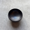 Black bowl from Okinawa, handmade in Japan