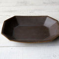 Rust Glaze Octagonal Deep Bowl (Large)