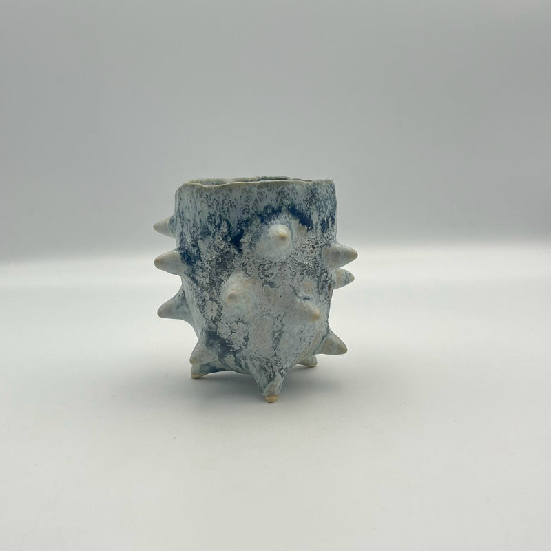 Npenpe Cup, Deep Sea Blue — Mino. Handmade Gifu ware from Japan.
