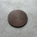 Brown plate from Kasama, handmade in Japan