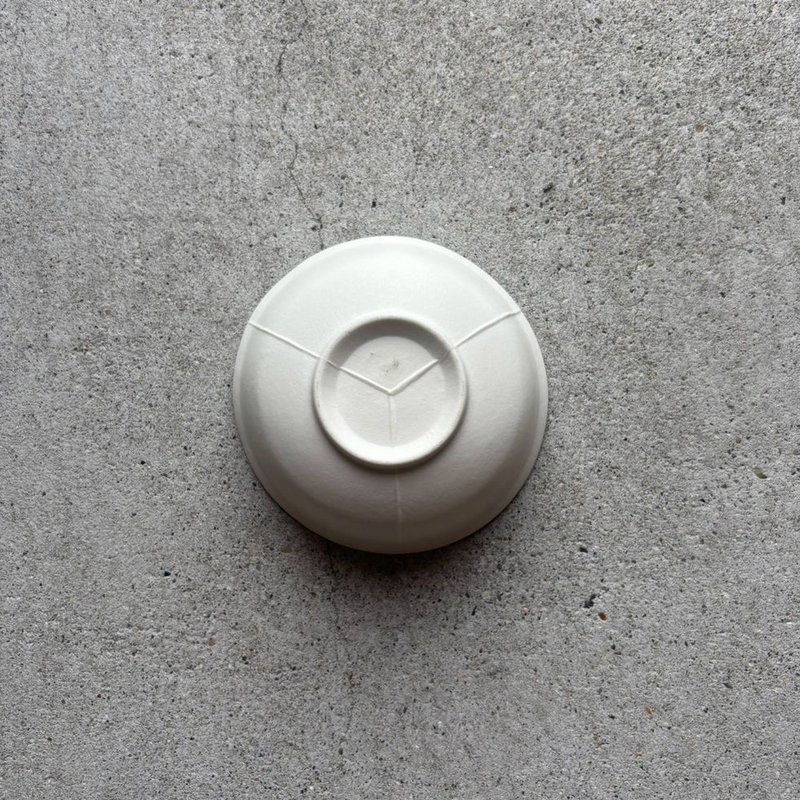 Hiromu Tobimatsu Tea Bowl, White