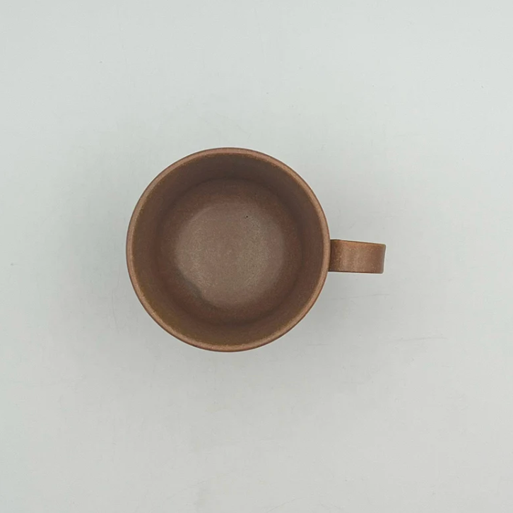 Jade-footed Coffee Cup - Brown