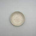 Tenten Dotted Plate, Blue on White — Mino. Handmade Gifu ware from Japan.