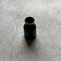 Hiromatsu Hirotaka 3 lines bottle vase S charcoal black