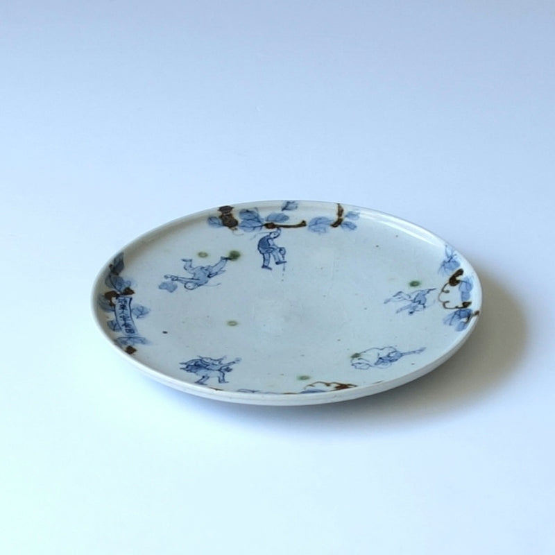 7-inch Plate (Scene of a Foreigner's Banquet)