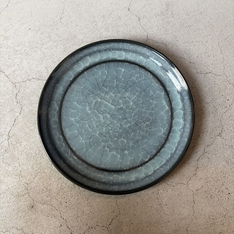 Celadon Plate No.1. Handmade Odawara ware from Japan.
