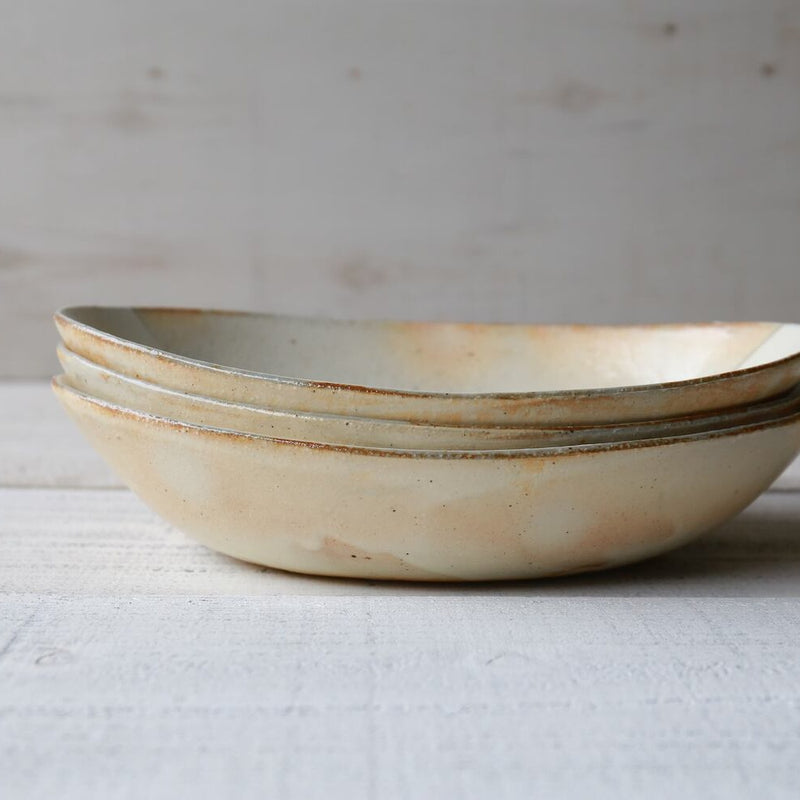 Rough Iron Wire Deep Oval Bowl - Large