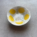 Glazed 7-Sun Flat Bowl