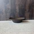 Black Matte Shinogi 7-Sun Flat Bowl