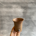Seaweed pattern teacup - vermilion