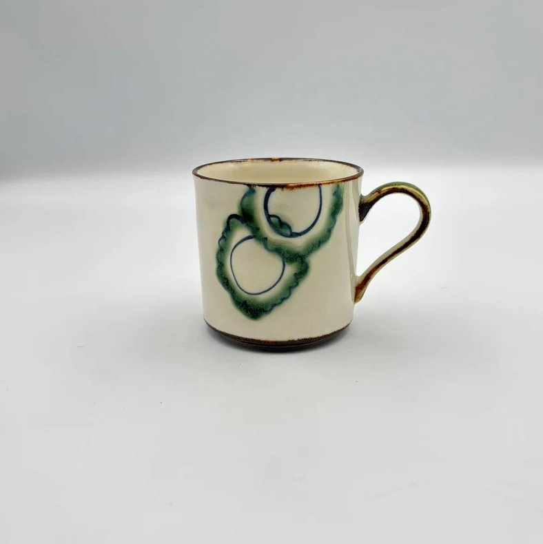 Okinawa ware mug made by hand in Okinawa, Japan