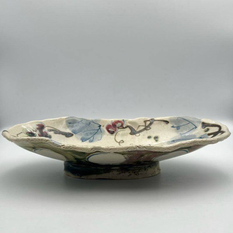 Oval Bowl (Grapes)