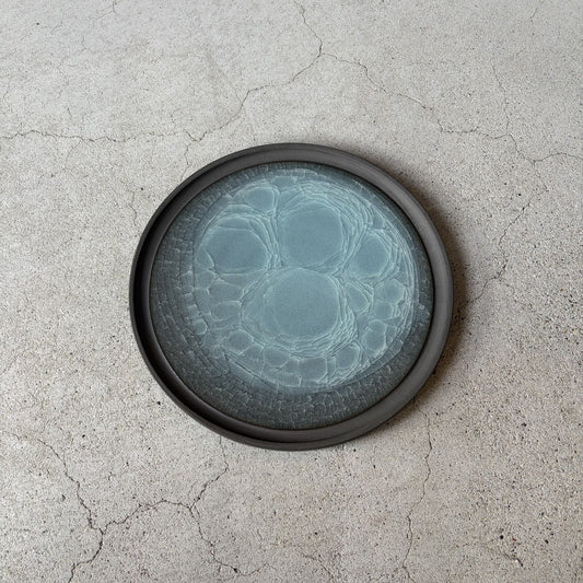 Celadon Plate No.4. Handmade Odawara ware from Japan.
