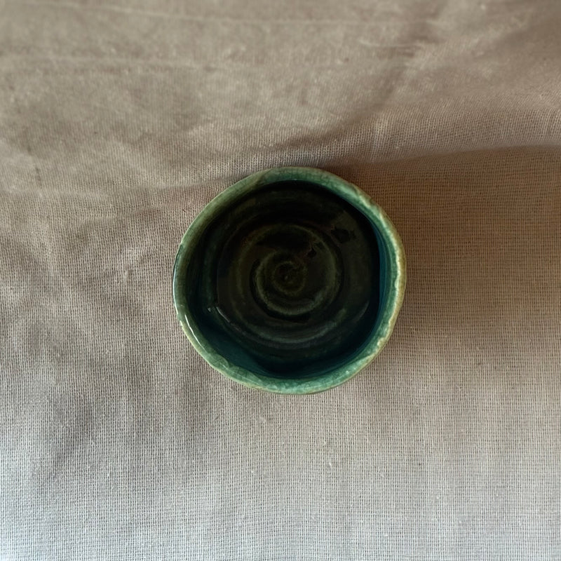 Handmade Miyazaki ware teacup, one of a kind