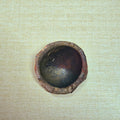 Handmade Bizen ware sake cup, one of a kind