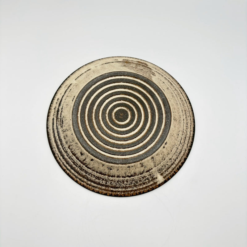 Shinogi Rim Plate 8 Sun White