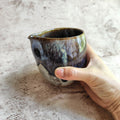 Oni-no-fude celadon sake pitcher