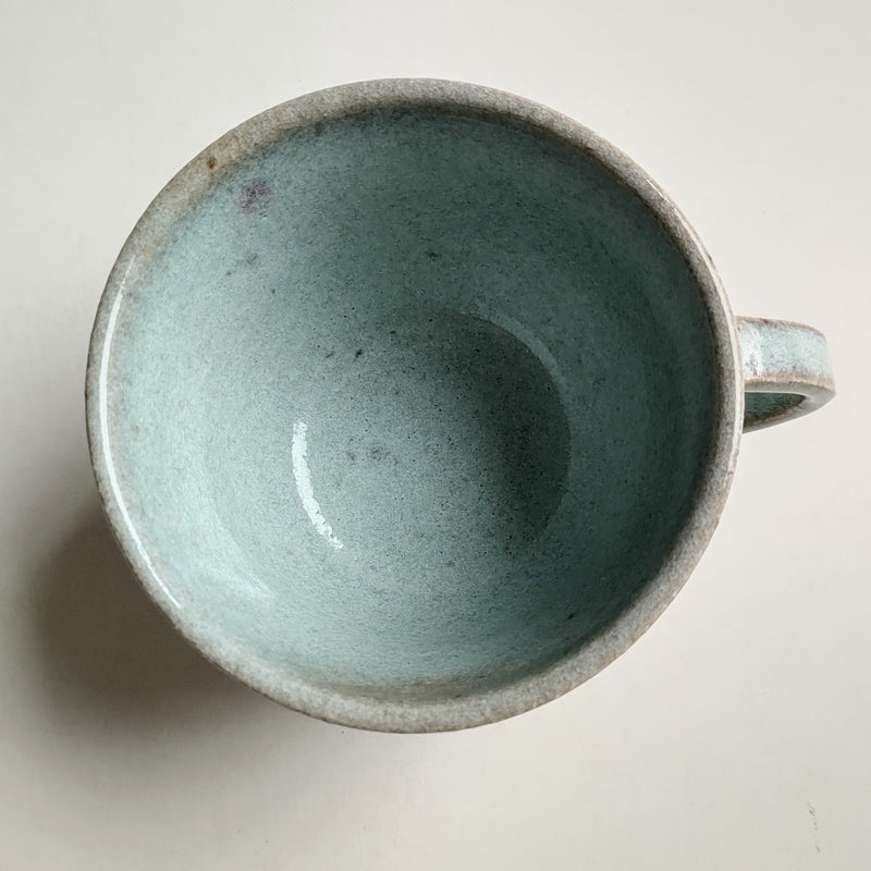 Small mug with pine ash glaze