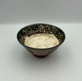 Brown bowl from Okinawa, handmade in Japan