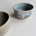 Pinched Ash Glaze Guinomi Sake Cup