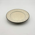 Shinogi Rim Plate 5-sun, White