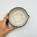 Hana Shinogi Katakuchi Bowl - White