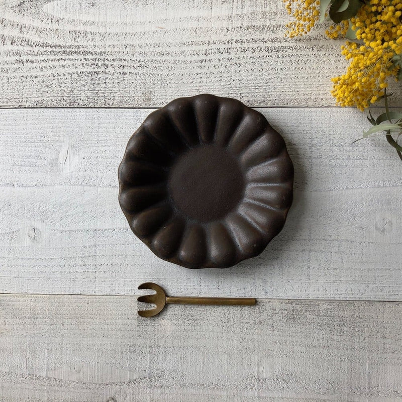 Rust Glaze Rinka Deep Plate (Small)