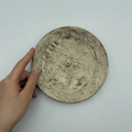 Okinawa ware plate made by hand in Okinawa, Japan
