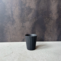 Hiromori Tobimatsu shave cup S Ochoko charcoal black