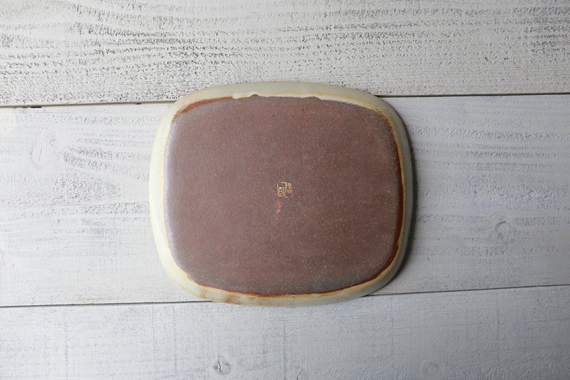 Rough Iron Wire Bread Plate Large