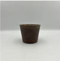 Brown mug from Okinawa, handmade in Japan