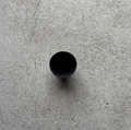 Hiromori Tobimatsu shave cup S Ochoko charcoal black