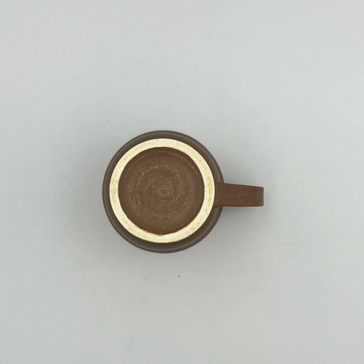 Jade-footed Coffee Cup - Brown