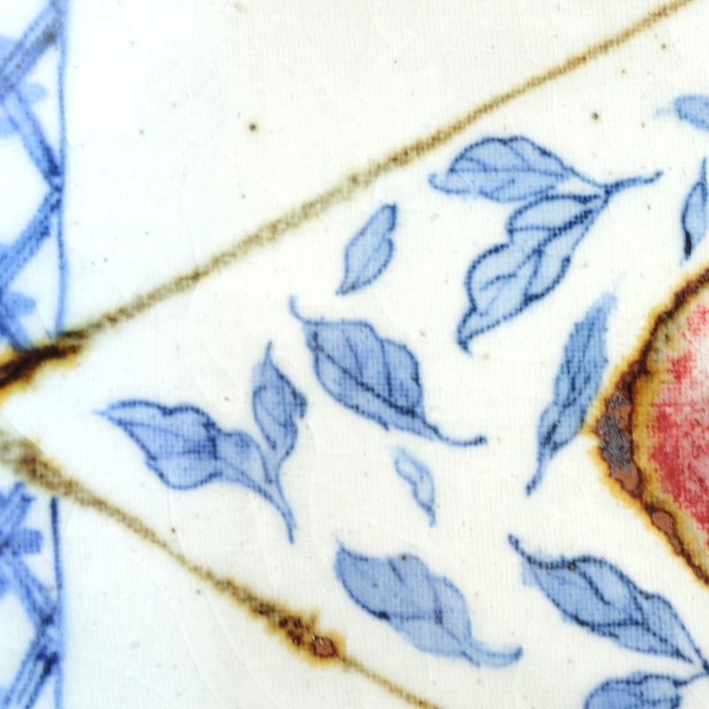 Peach-shaped long plate