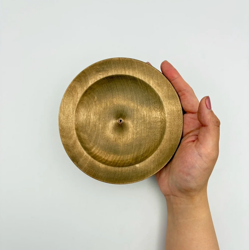 Incense Holder, Maple Iron-Dyed [BO4]