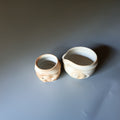 White set from Bizen, handmade in Japan