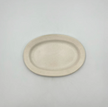 Handmade Okinawa ware plate, one of a kind
