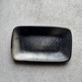 Carbonized Yakishime Square Bowl