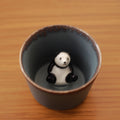 Panda Sake Cup (Gray)