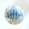 Fish Shallow Bowl. Handmade Tokyo ware from Japan.