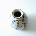 染付 柳與燕 花器 No.2