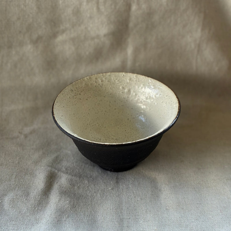Black bowl from Miyazaki, handmade in Japan