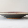 Red Enamel Rim Plate, Medium