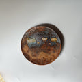 Black plate from Bizen, handmade in Japan