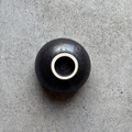 Footed Bowl, Small, Manganese — Okinawa, shipped worldwide from Kyoto
