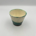 Blue sake cup from Okinawa, handmade in Japan