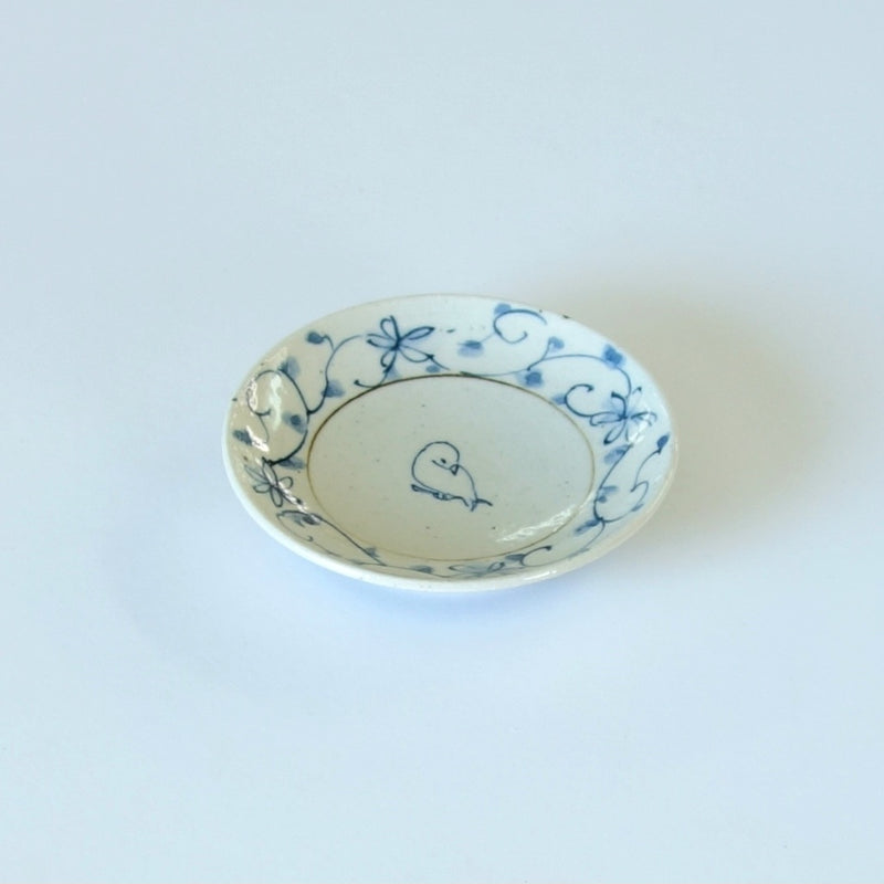 White plate from Tokyo, handmade in Japan