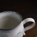 Twisted-Handle Mug 260ml — Ooze Blue, shipped worldwide from Kyoto